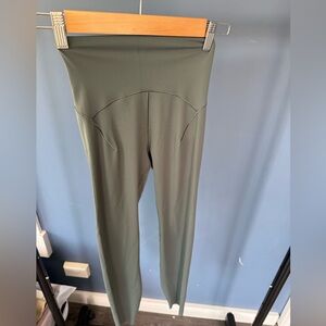 Adidas Olive Green High-Waisted Leggings